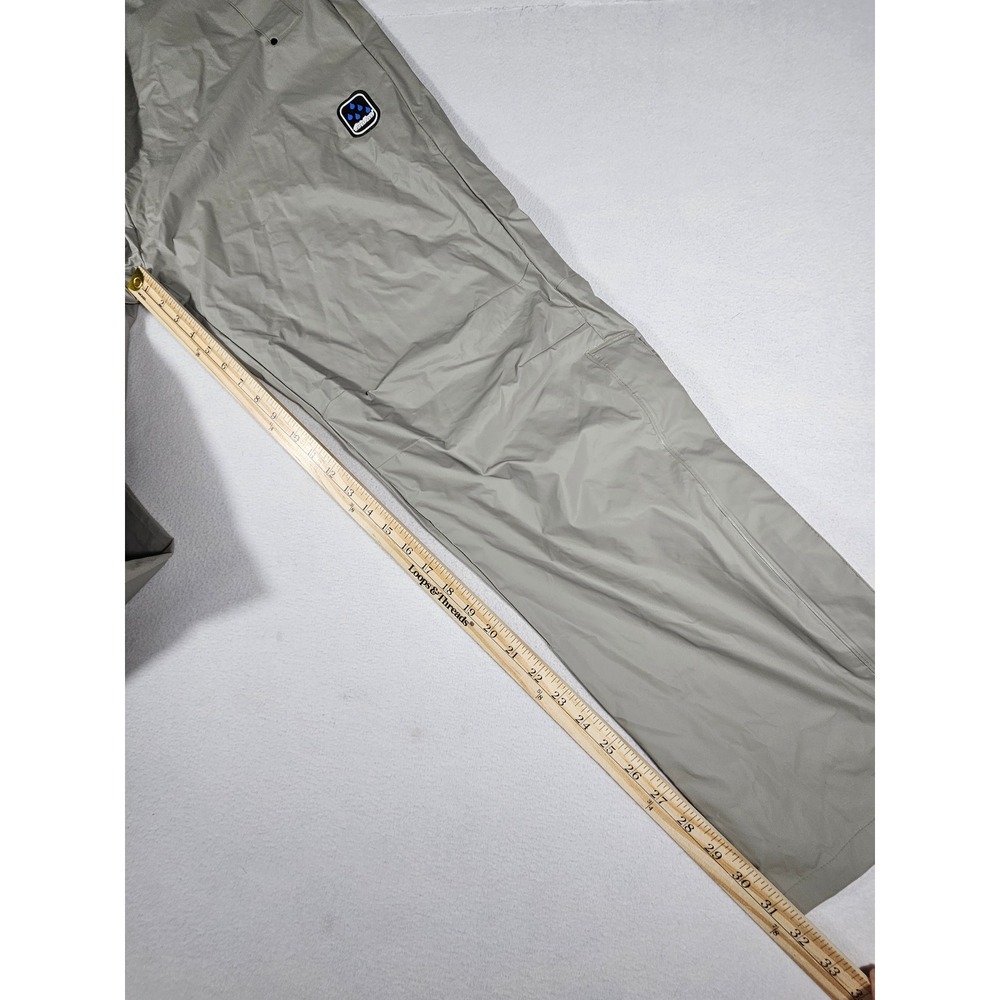 Eddie Bauer Waterproof Rain Pants Mens XL Gray PVC Nylon Outdoor Hiking Trail‎ - Picture 4 of 15